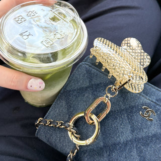 Omi in Lemon Grid with Loopi Ring